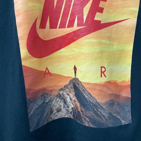 Vintage Nike Air - NSW Graphic Air Photo Black T-Shirt Short Sleeve Size M EUC - Picture 3 of 6
